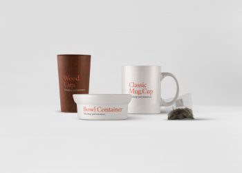 Tableware Mockup PSD