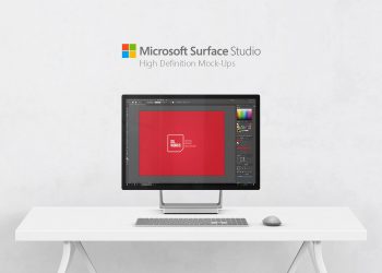 Microsoft Surface Studio Free Mockups