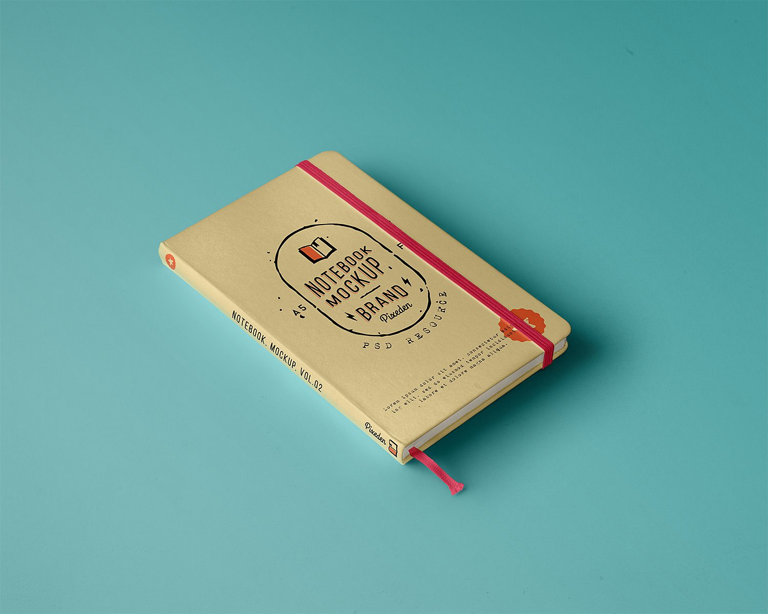 Classic PSD Notebook Mockup