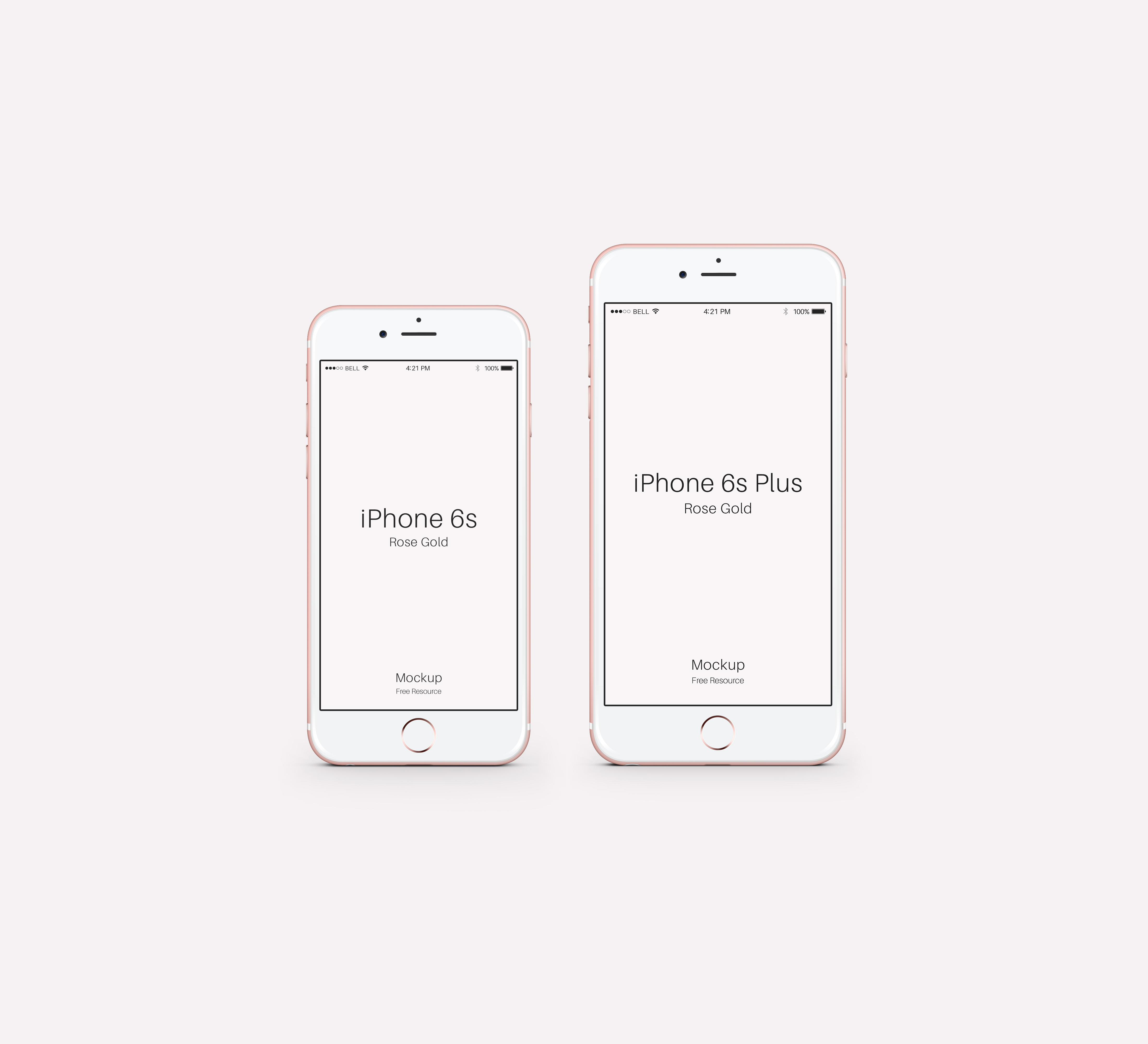 Download Clean Iphone 6s 6s Plus Rose Gold Mockups Best Free Mockups