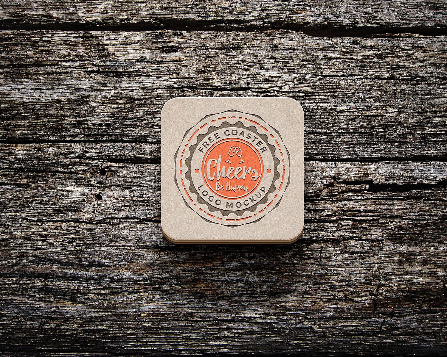 Coaster Mockup PSD