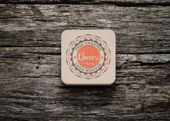 Coaster Mockup PSD