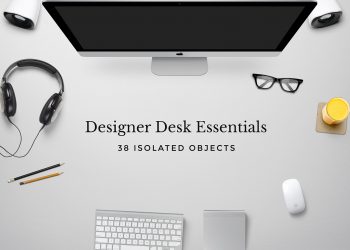 Desk Essentials Scene PSD