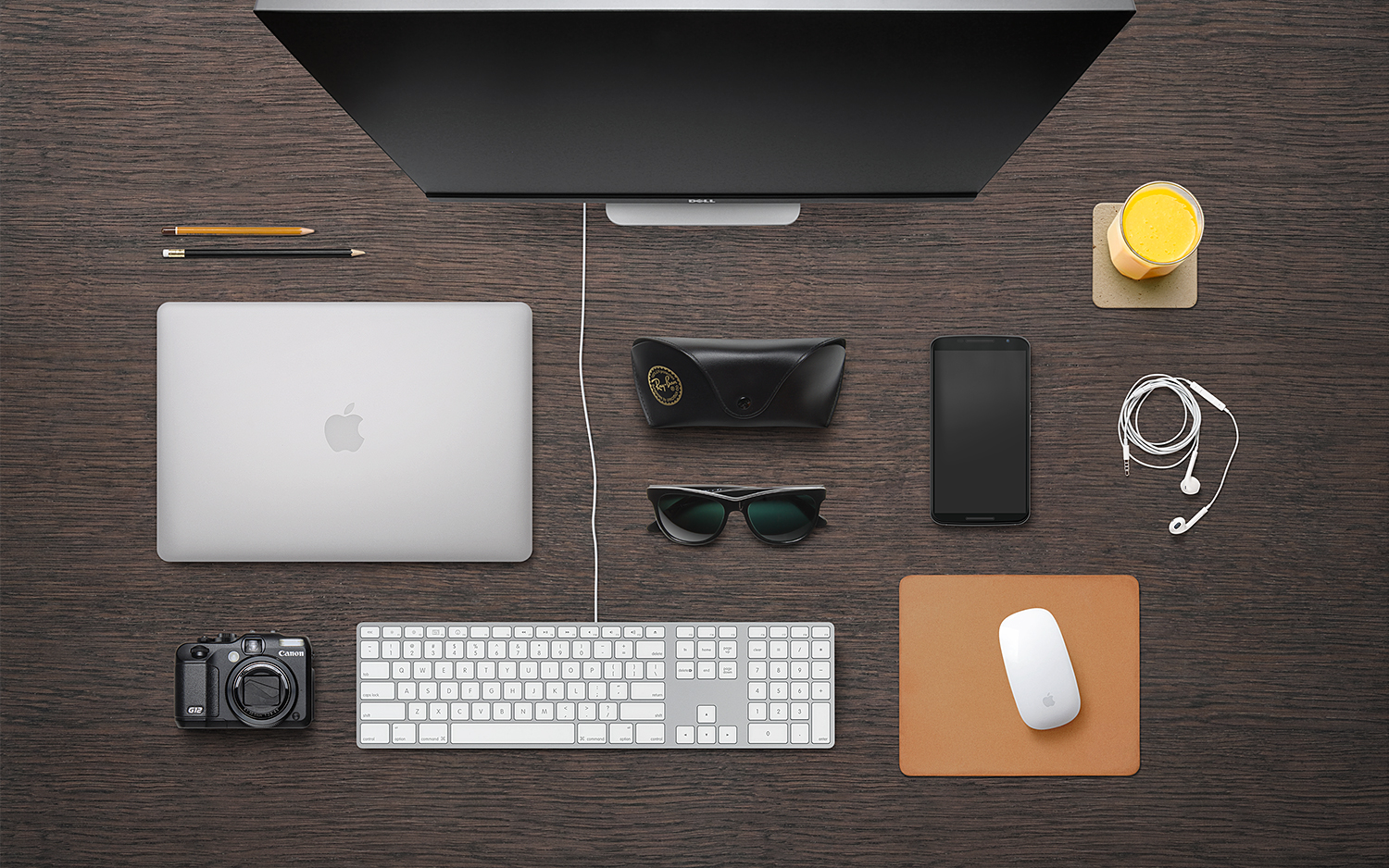 Desk Essentials Scene PSD