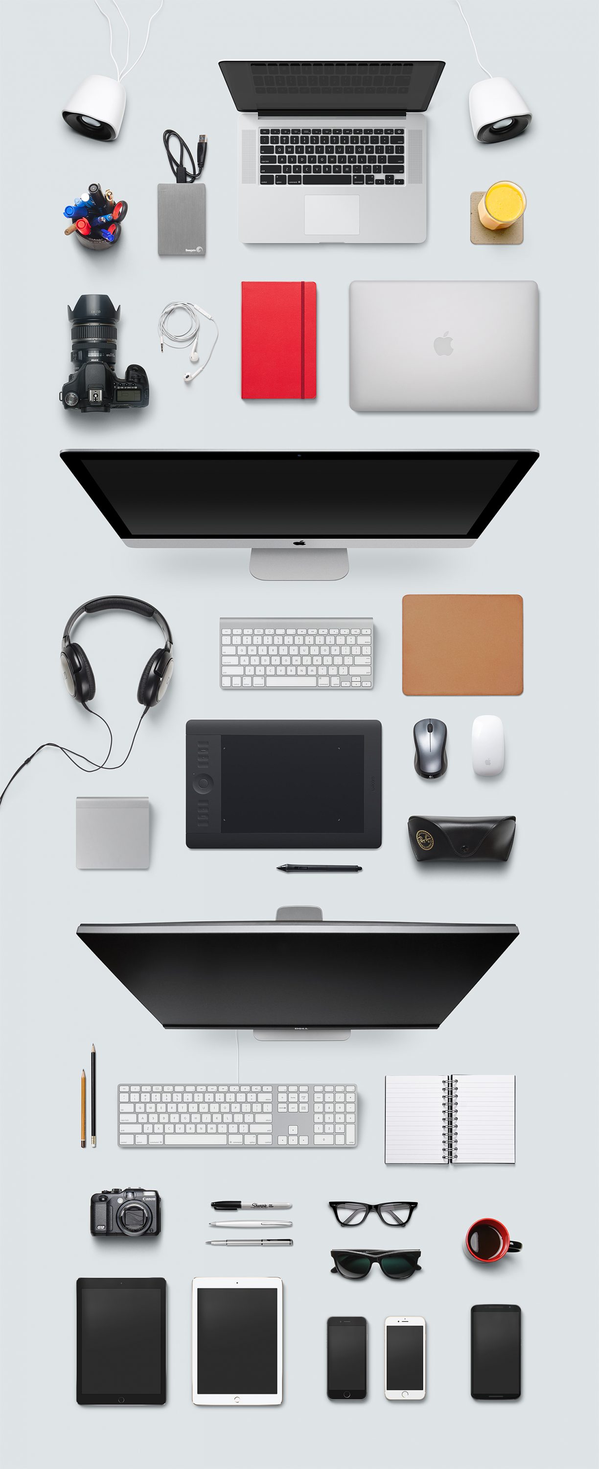 Desk Essentials Scene PSD