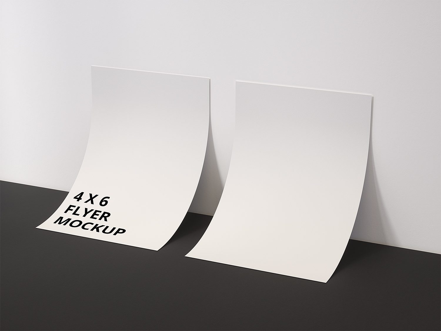 Double-Sided 4x6 Inch Flyer Mockup