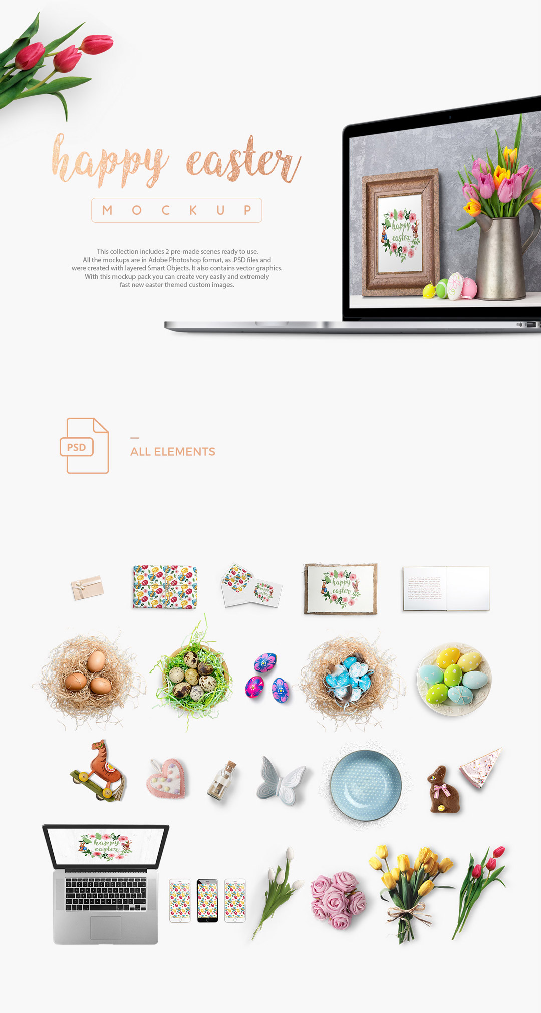 Easter Scene Mockup Generator