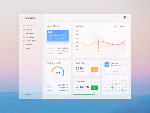 Free Admin Panel UI Template