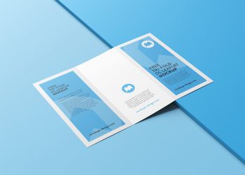 Free Tri-Fold Leaflet Mockup