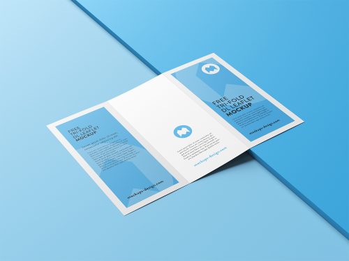 Free Tri-Fold Leaflet Mockup