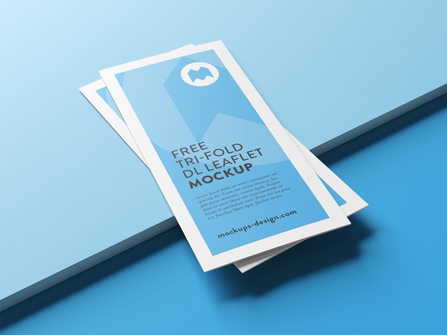 Free Tri-Fold Leaflet Mockup