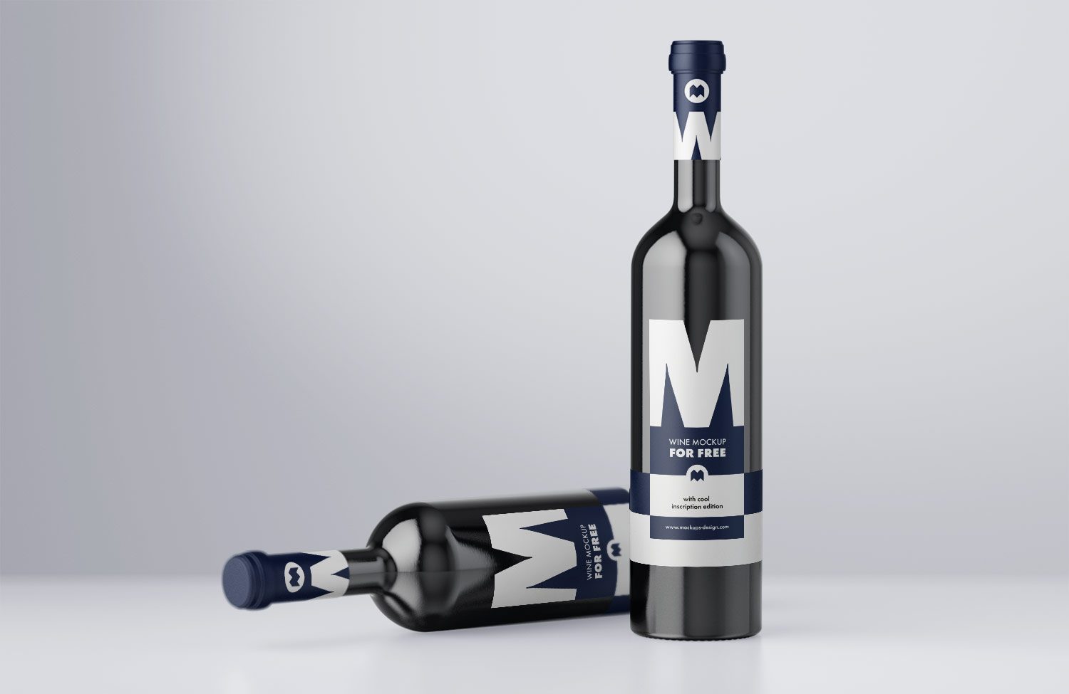 Download Free Wine Bottle Label Mockup Psd Best Free Mockups