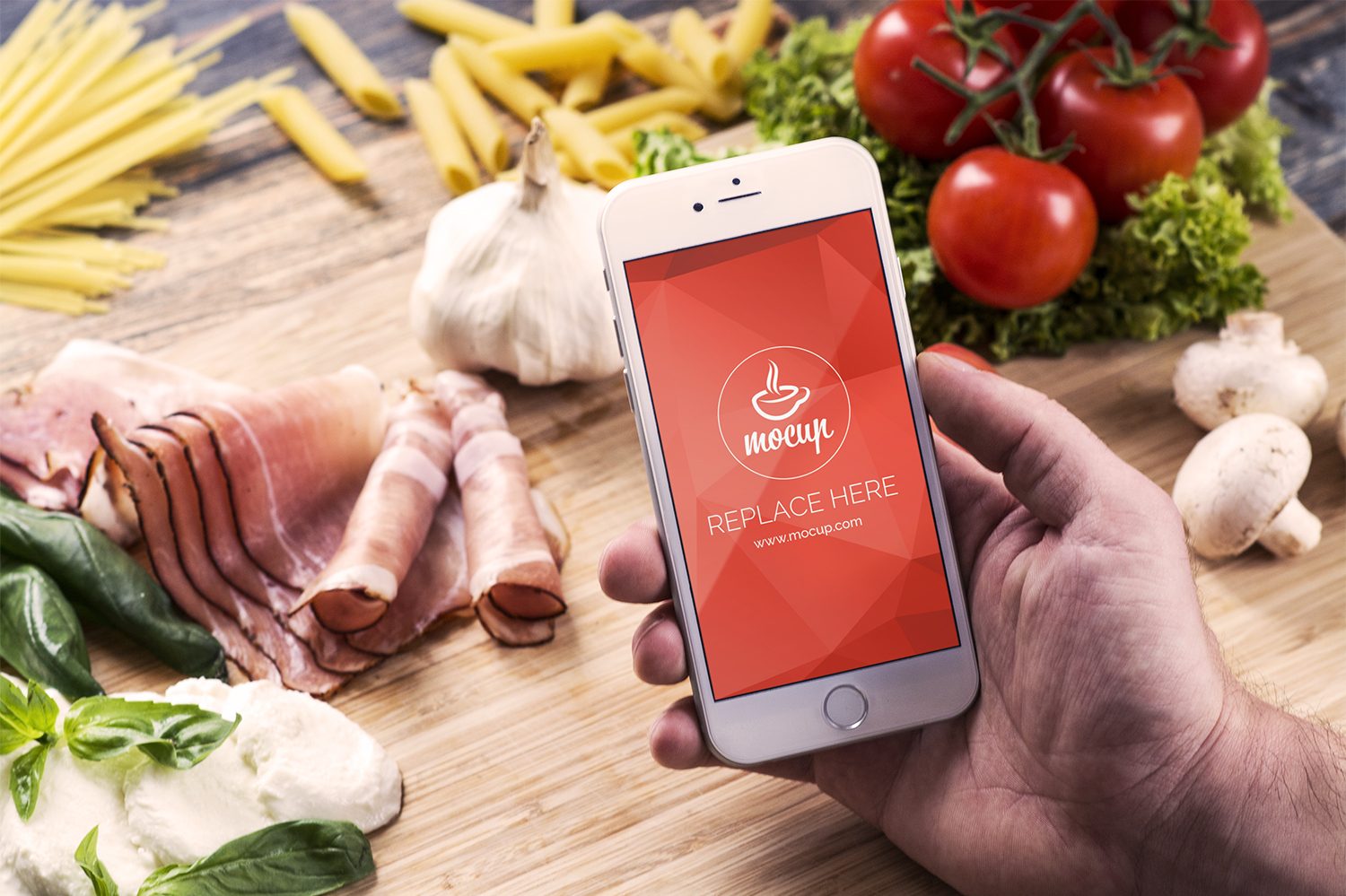 Free iPhone 6 Mockup Food