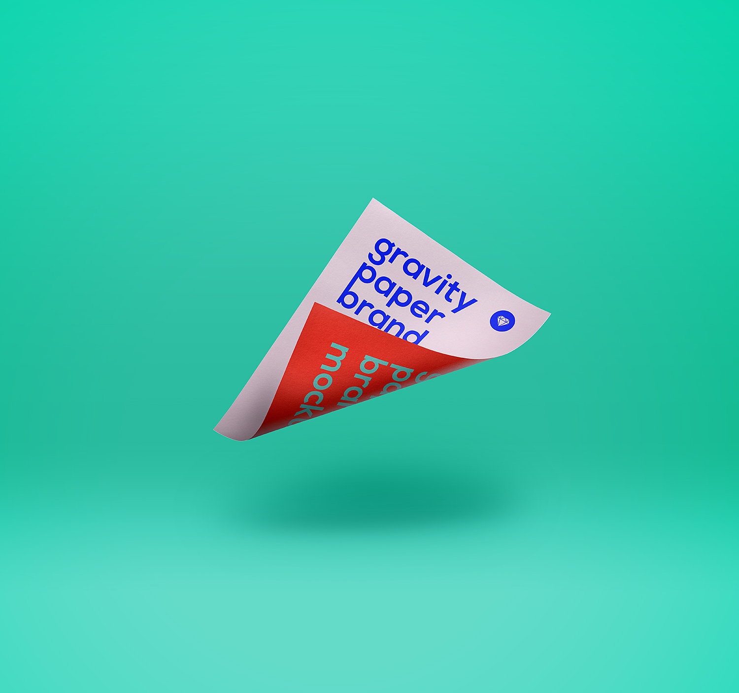 Gravity Paper Mockup PSD