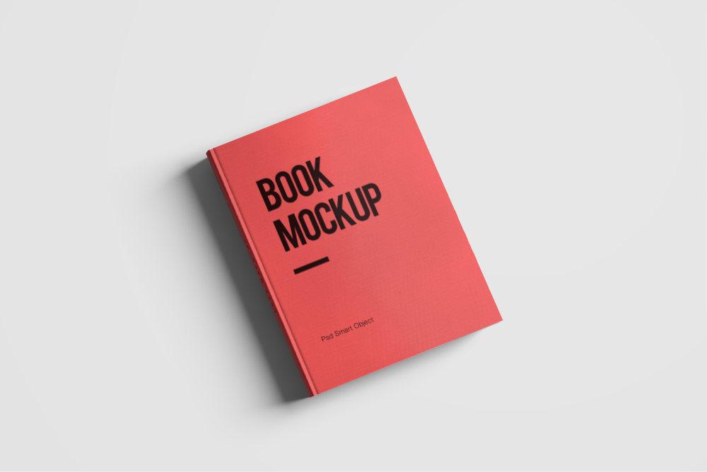 High-Resolution Book Mockup PSD