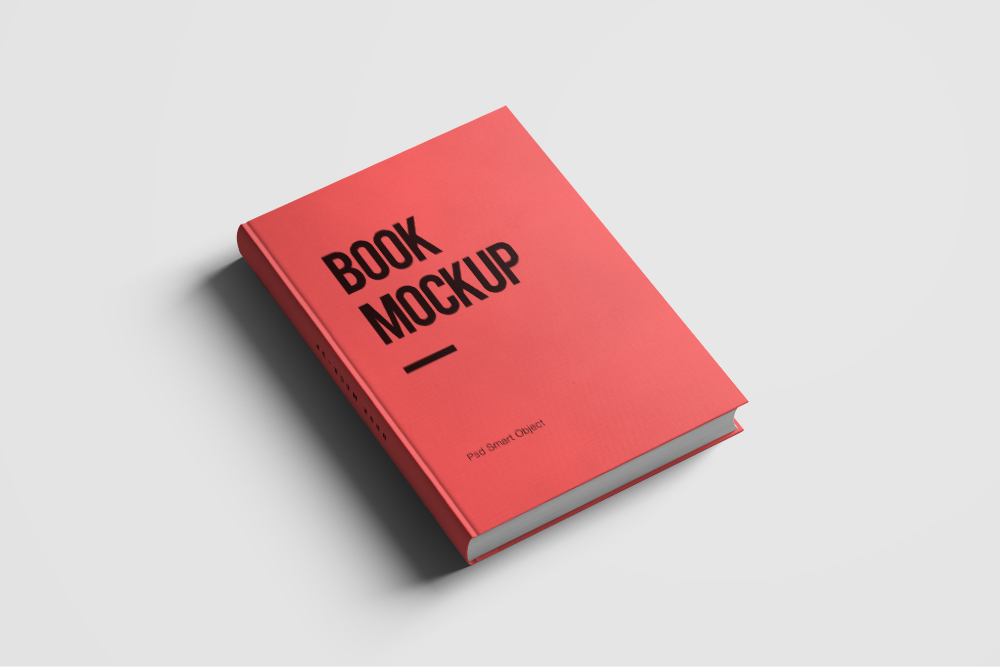 High-Resolution Book Mockup PSD