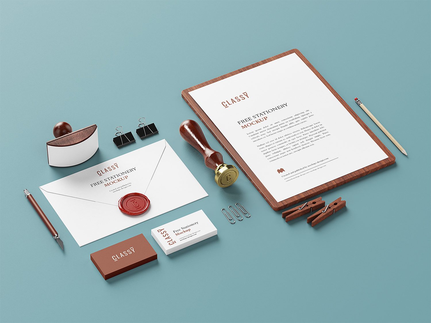 Download Isometric Stationery Mockup Free Psd Best Free Mockups PSD Mockup Templates