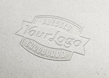 Letterpress Logo Mockup