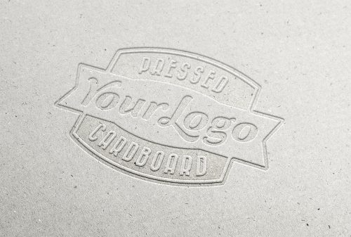 Letterpress Logo Mockup