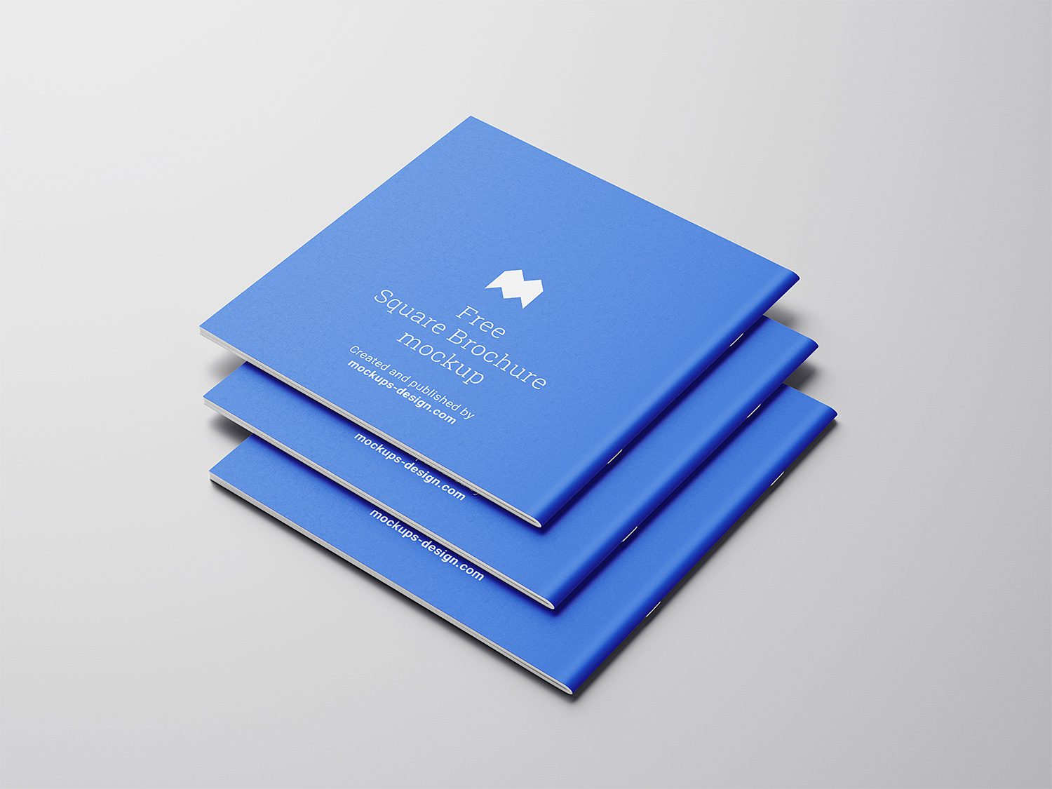 Square Brochure Mockup PSD