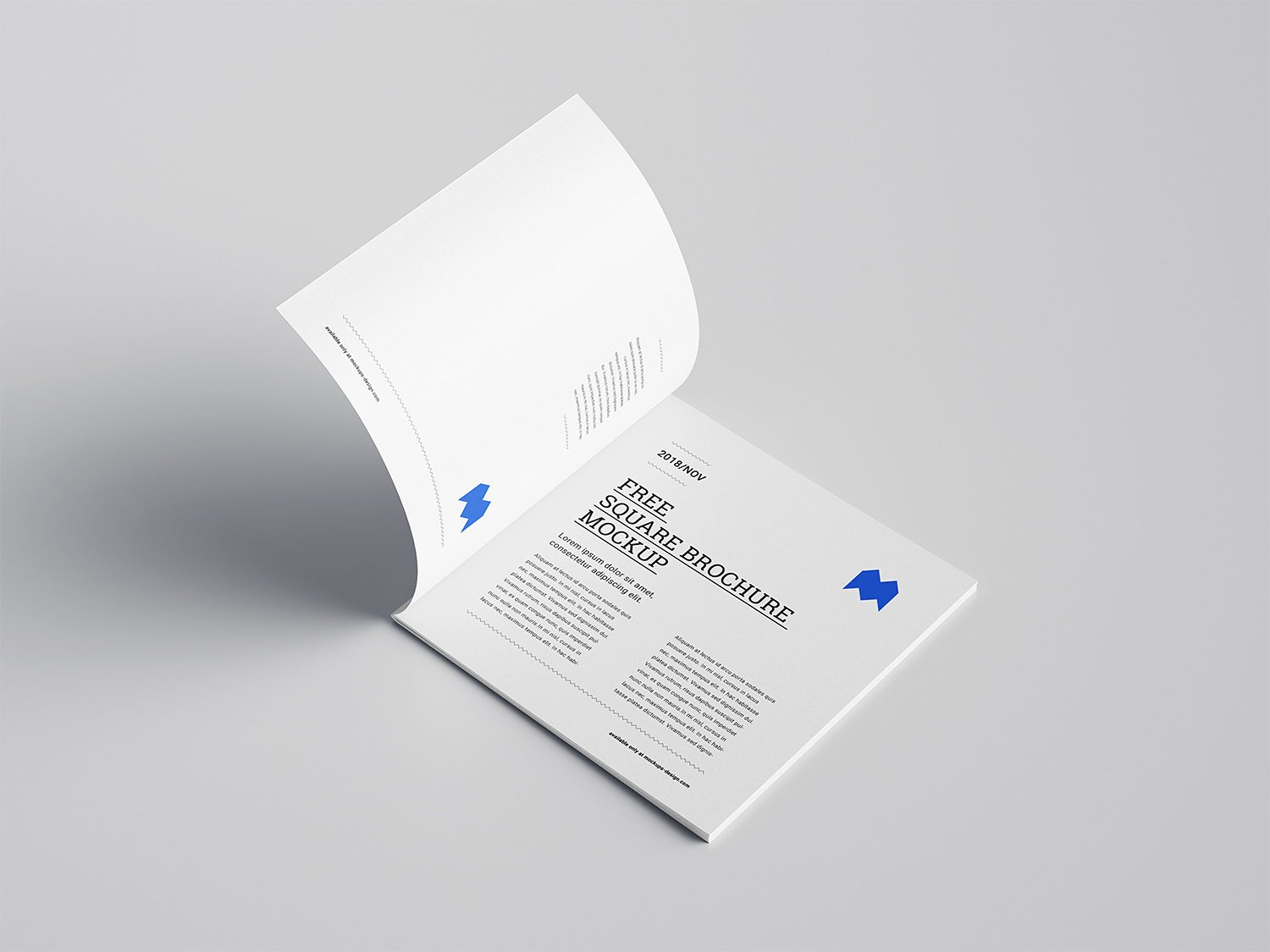 Square Brochure Mockup PSD