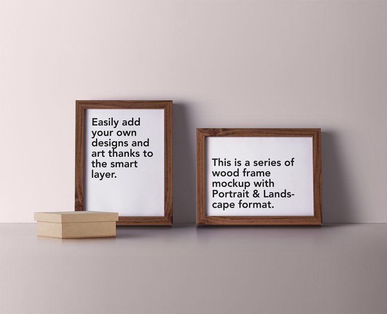 Wood Frame Mockup PSD | Free Mockup World