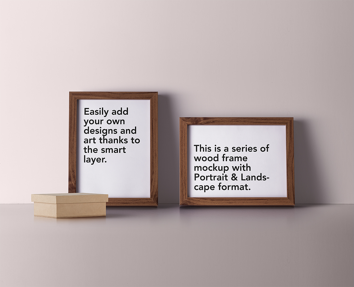 Wood Frame Mockup PSD