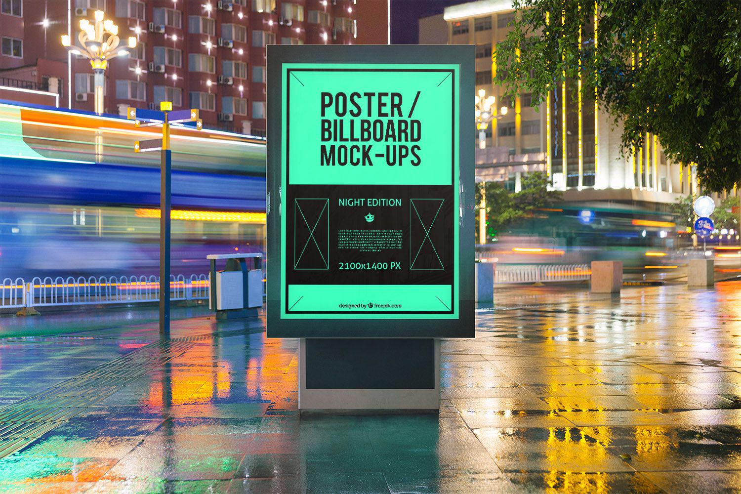 10 Urban Poster/Billboard Mockups