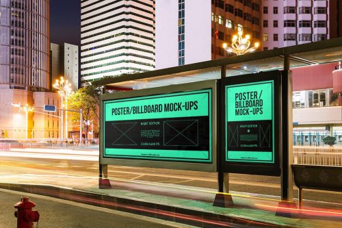 10 Urban Poster/Billboard Mockups