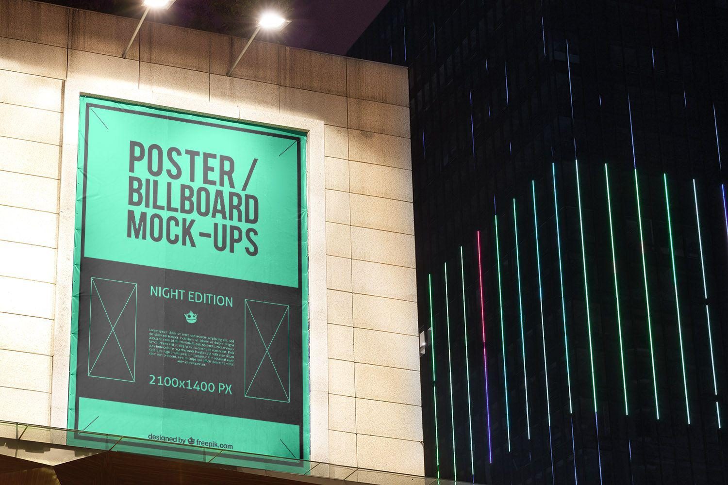 10 Urban Poster/Billboard Mockups