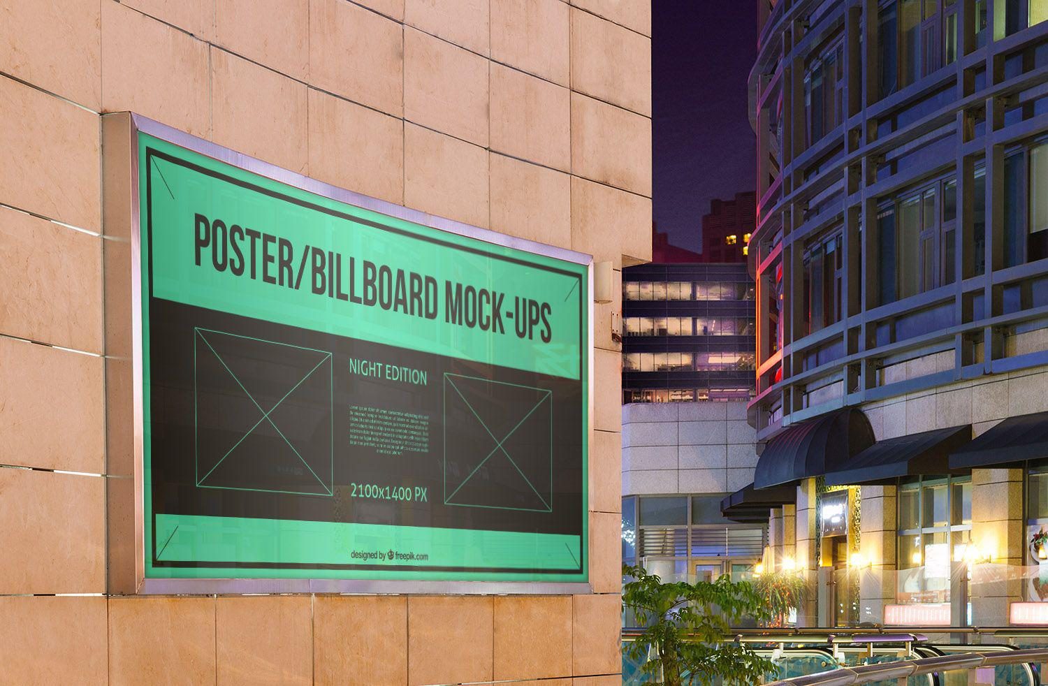 10 Urban Poster/Billboard Mockups