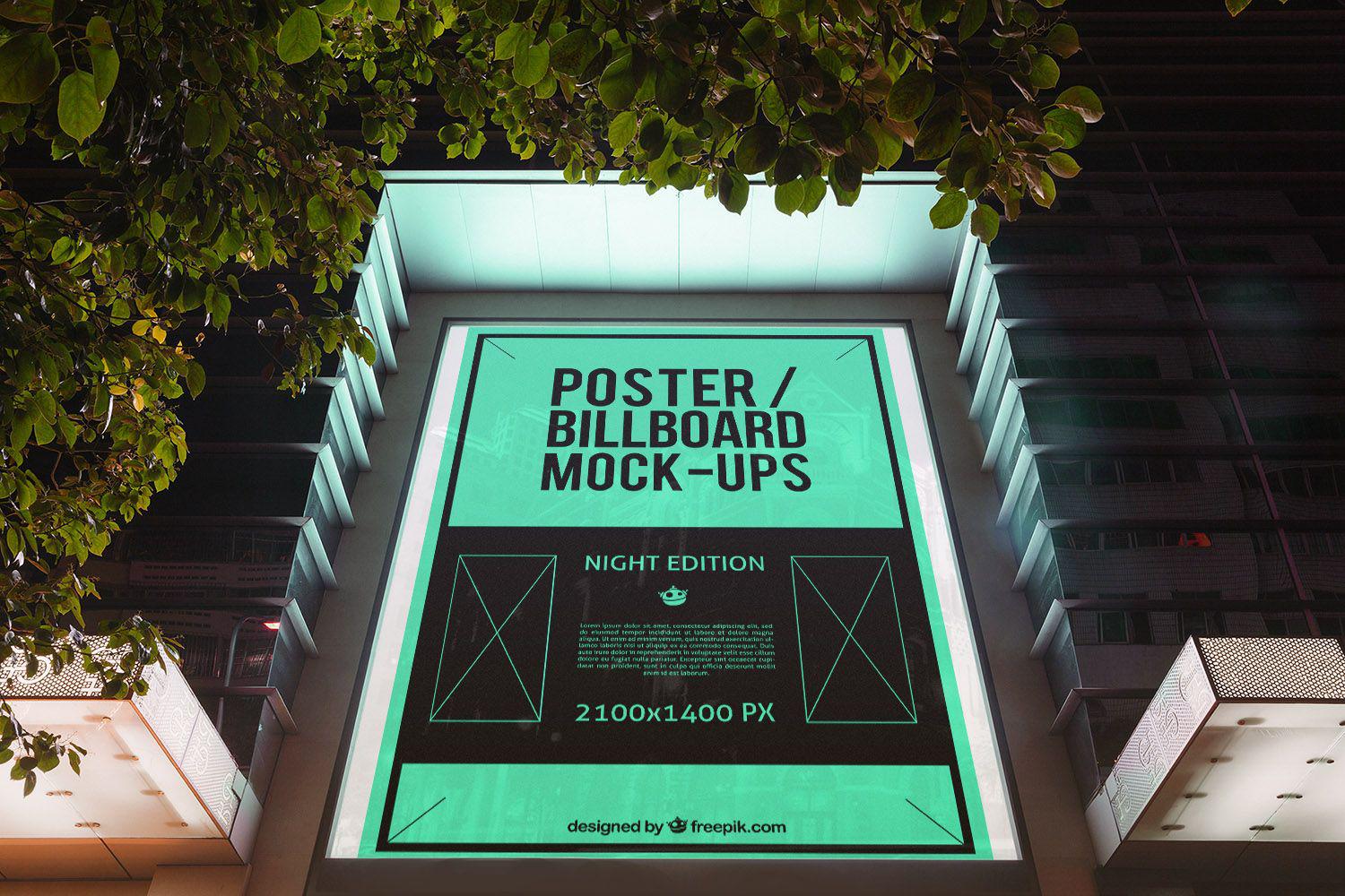 10 Urban Poster/Billboard Mockups