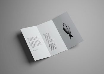 Advanced Trifold Brochure Mockup (7 angles)