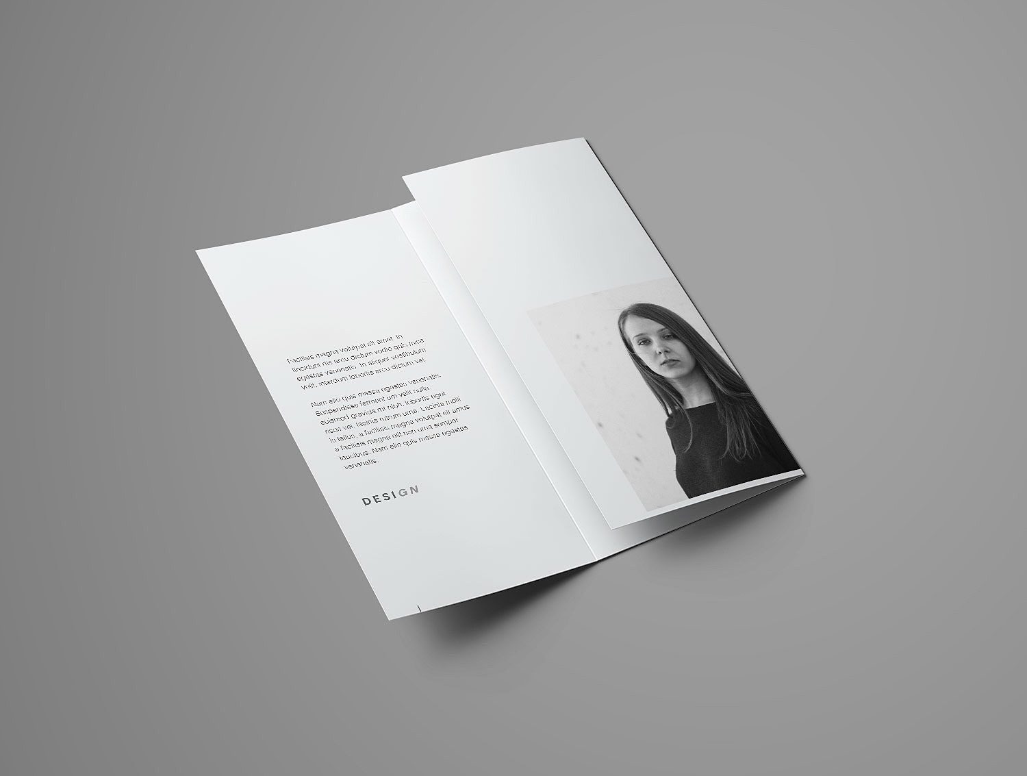 Advanced Trifold Brochure Mockup (7 angles)