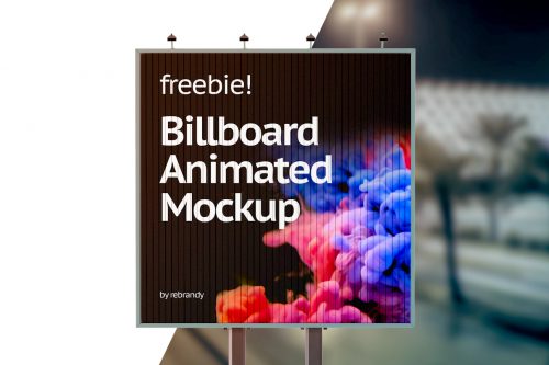 Animated Outdoor Advertising Mock-Ups