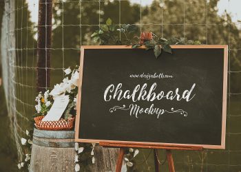 Chalkboard Mockup for Lettering & Typography