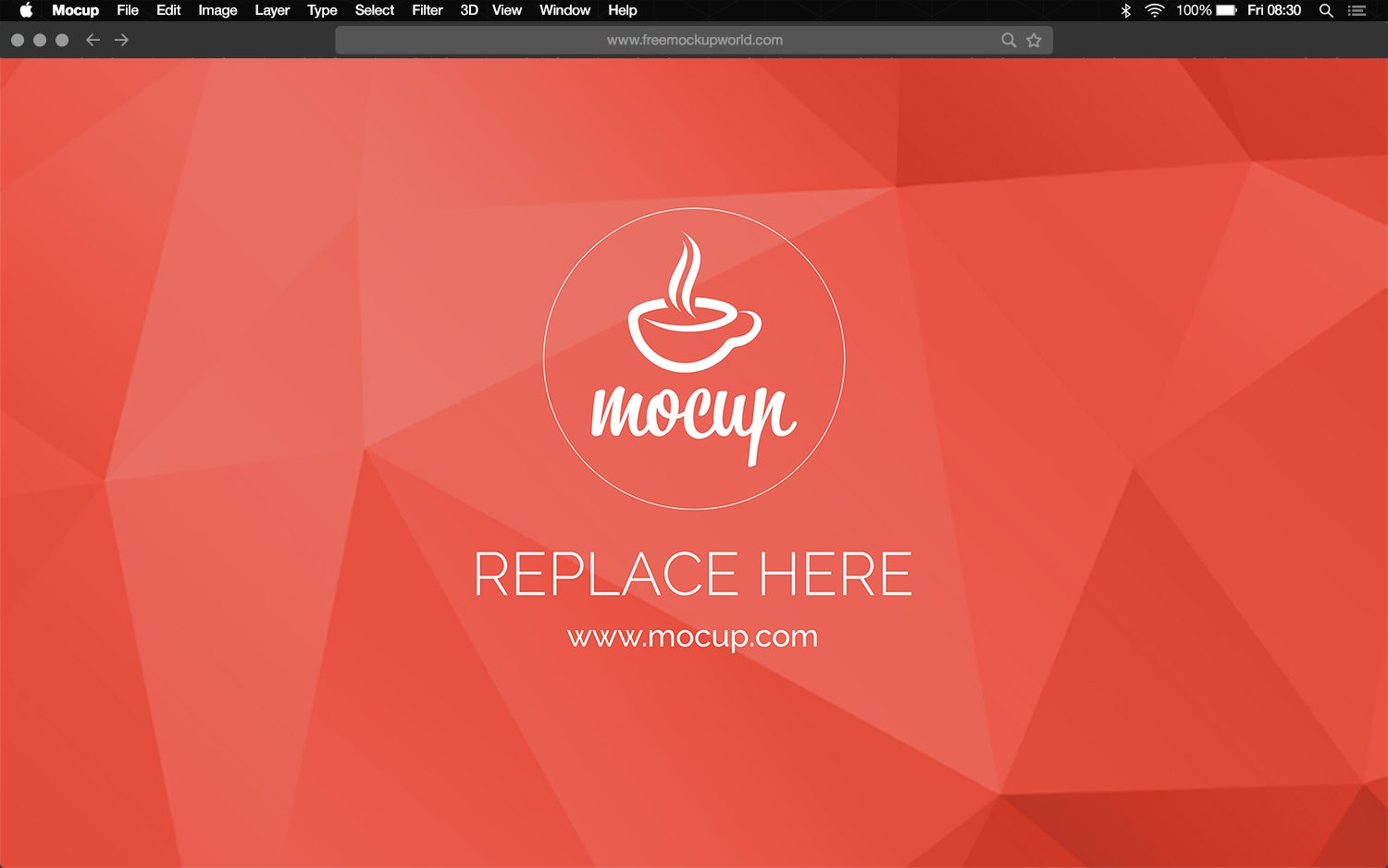 Free Menu Bar & Browser Mockup