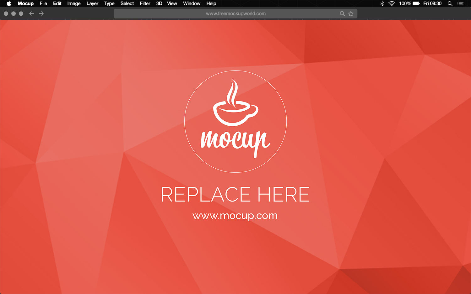 MacOS Menu Bar PSD - Free Mockup World