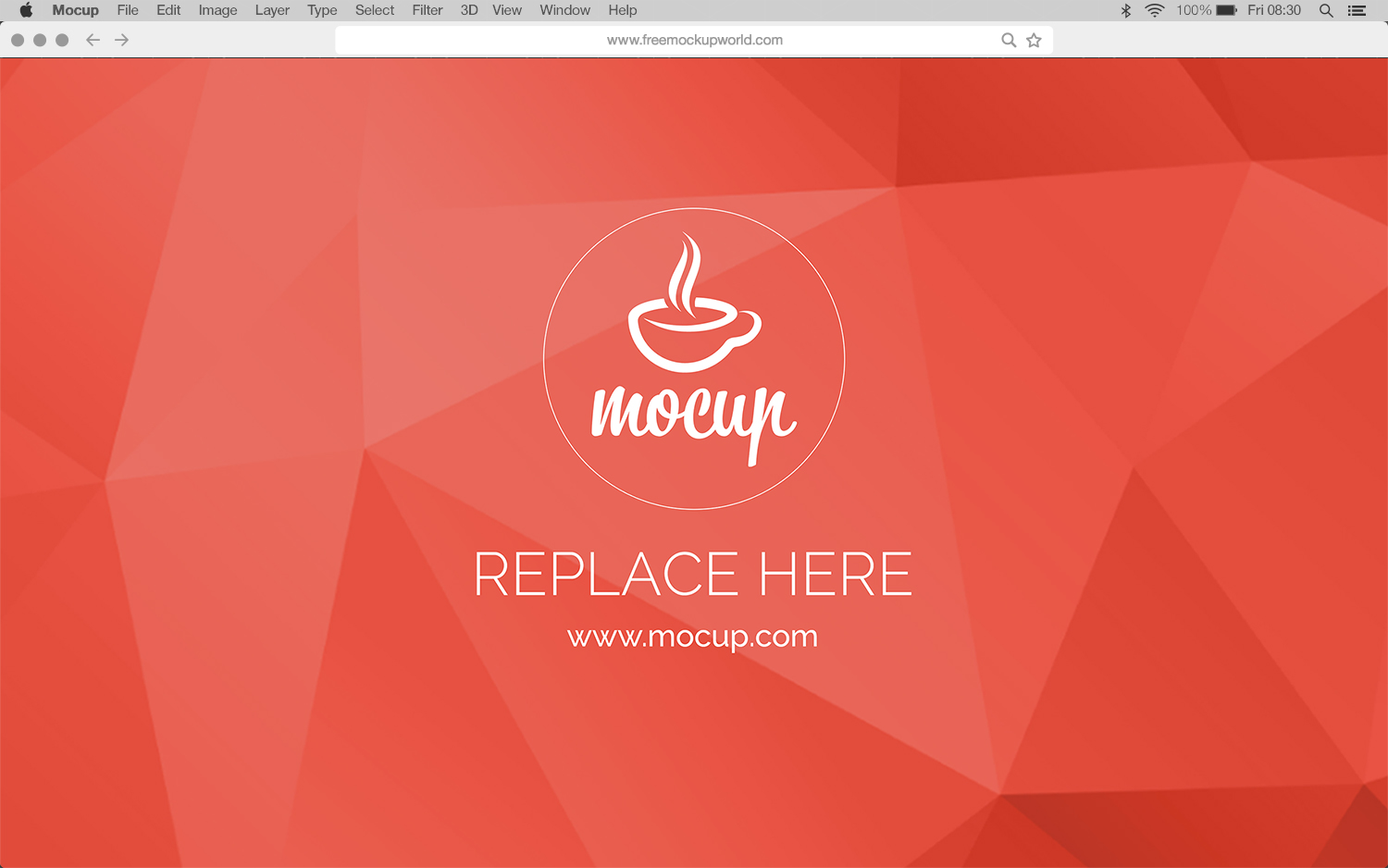 Free Menu Bar & Browser Mockup
