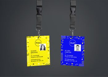 ID Card PSD Mockup