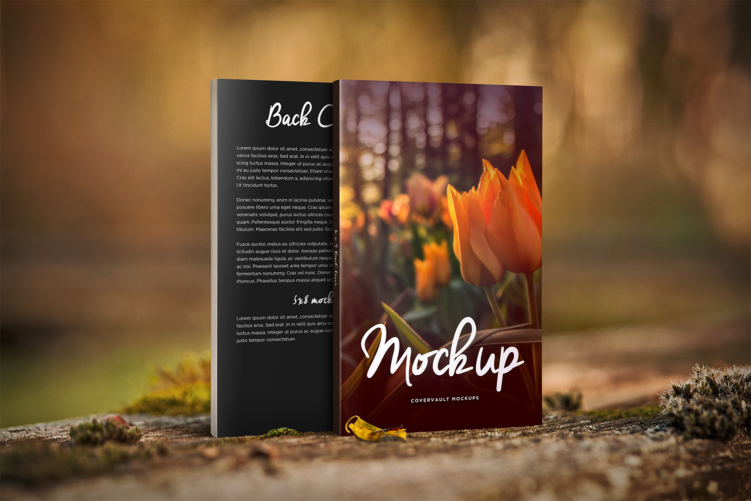 Nature Things Front & Back Book Best Mockups