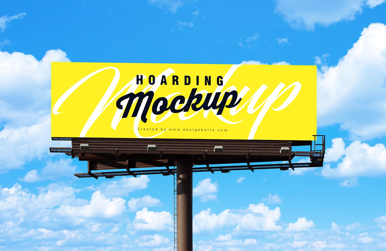 Photorealistic Billboard Mockup PSD