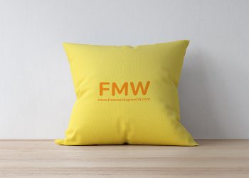 Premium Quality Square Pillow Cushion Mockup