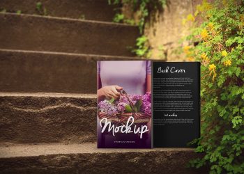 Romantic Steps Paperback Book Mockup