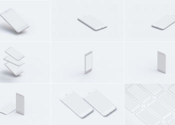 9 Free PSD Hi-Res iPhone Mockups