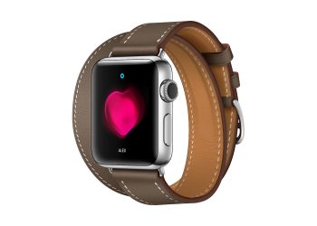 Apple Watch Leather Band Mockup PSD