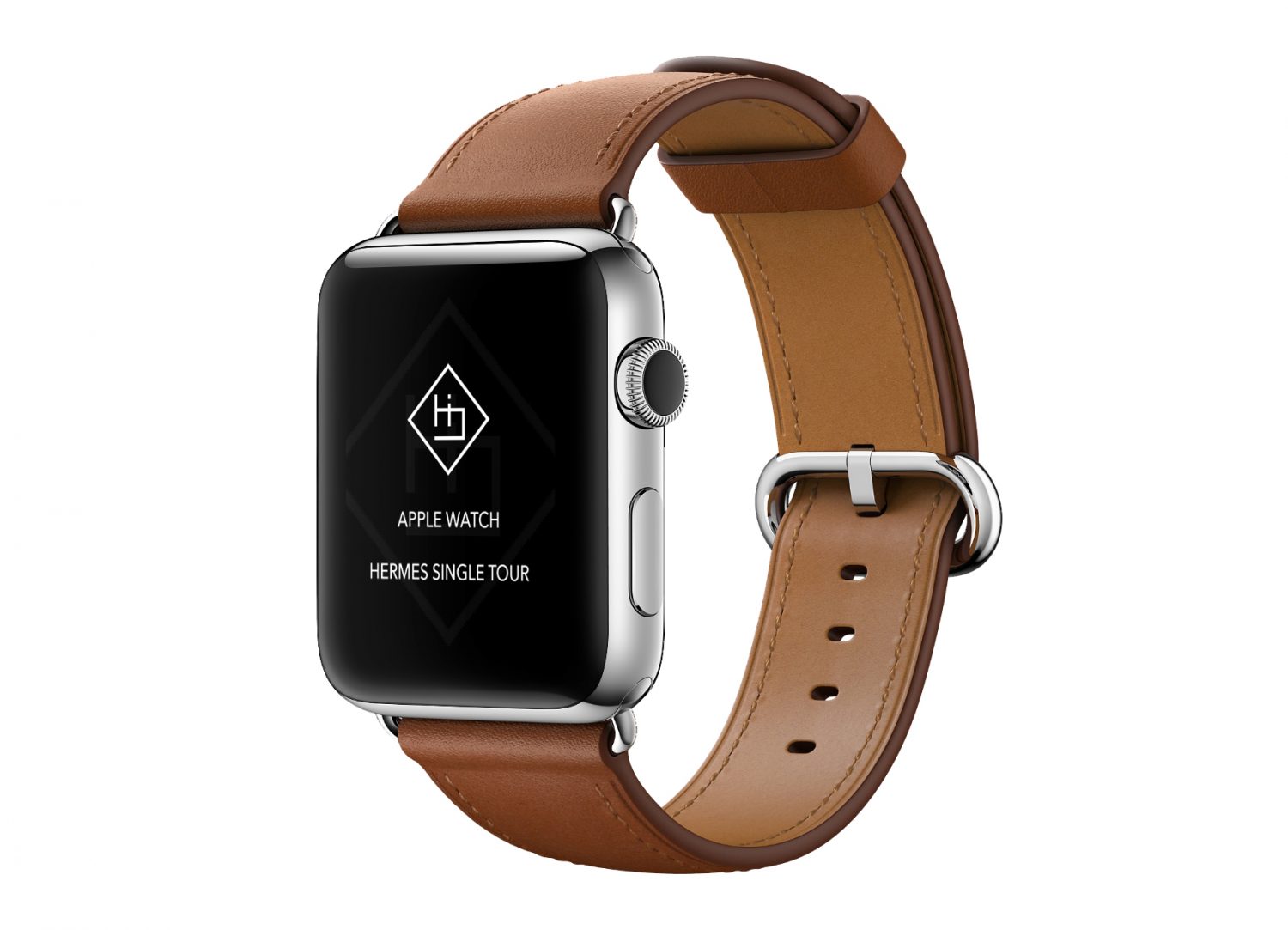 Apple Watch Leather Band Mockup PSD