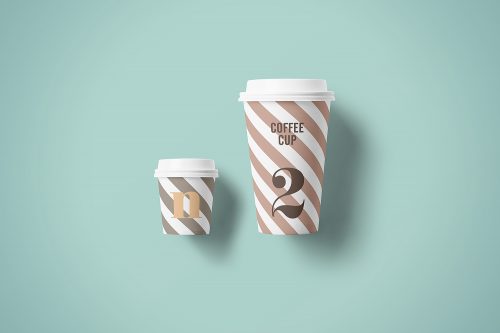 Coffee Paper Cup PSD Mockups