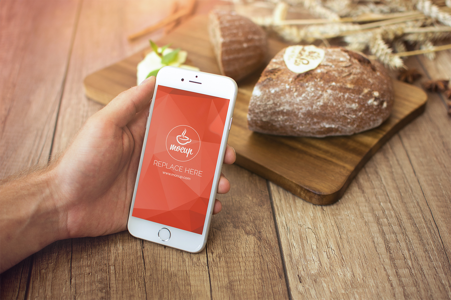 Free Farm Breakfast iPhone 6 Mockup