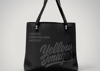 Leather Shopping Bag Mockup